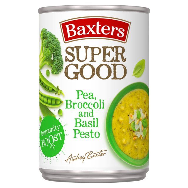 Baxters Super Good Pea Broccoli & Basil Pesto Soup 400g - McGrocer