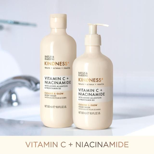 Baylis & Harding Kindness+ Vitamin C Brighten/Glow Body Wash 500ml - McGrocer