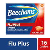 Beechams Flu Plus Cold Flu & Cough Relief with Paracetamol Caplets 16 per pack - McGrocer
