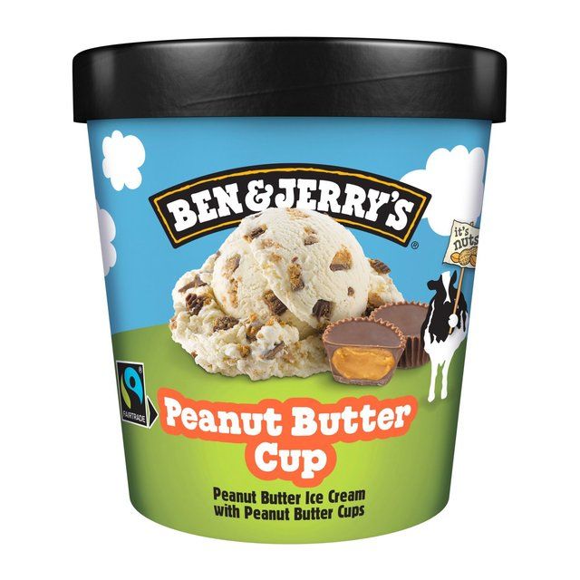 Ben & Jerry's Peanut Butter Cup Ice Cream Tub 465ml - McGrocer