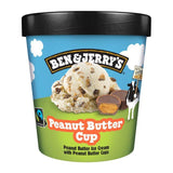 Ben & Jerry's Peanut Butter Cup Ice Cream Tub 465ml - McGrocer