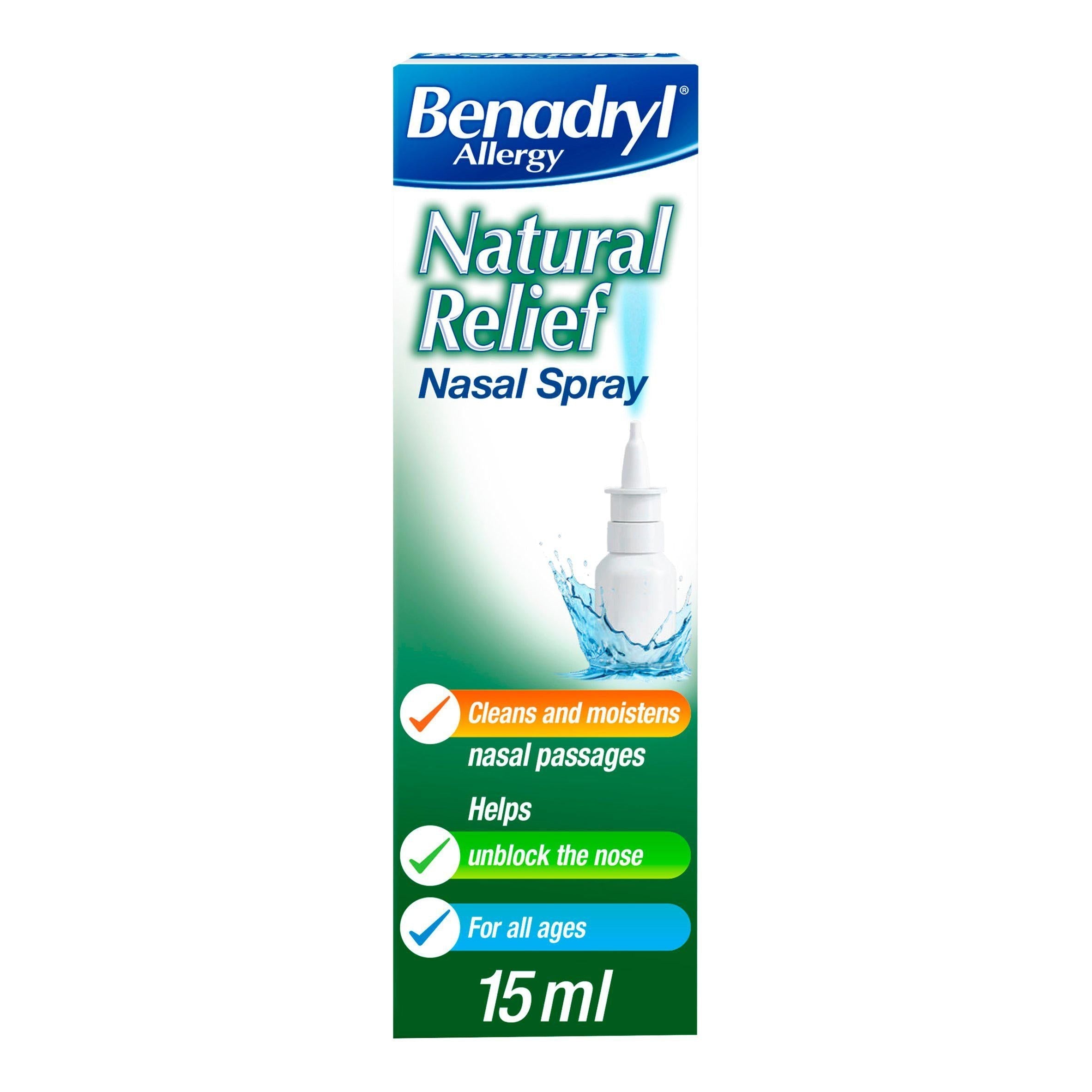 Benadryl Allergy Natural Relief Nasal Spray - McGrocer