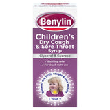 Benylin Children's Dry Cough & Sore Throat Syrup 1+ Year - McGrocer