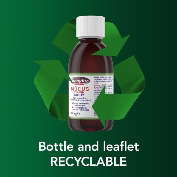 Benylin Mucus Cough Night Syrup 150ml - McGrocer