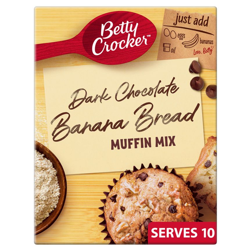 Betty Crocker Dark Chocolate Banana Bread Muffin Mix - McGrocer