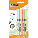 BIC Highlighter Grip Pastel Pack of 4 4 per pack - McGrocer