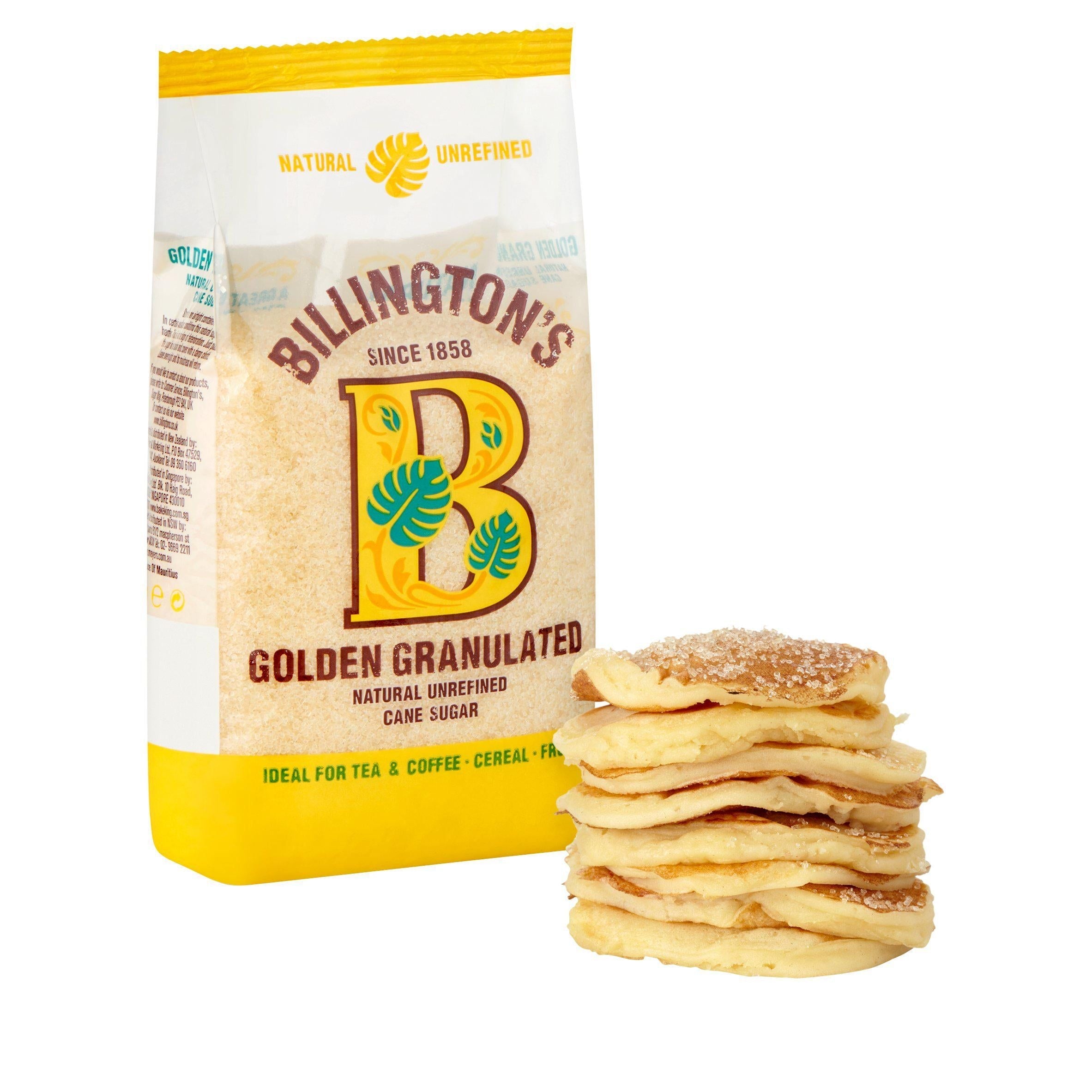 Billington's Golden Granulated Sugar 1kg - McGrocer