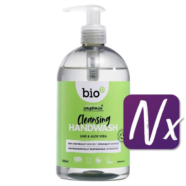 Bio-D Eco Lime & Aloe Vera Sanitising Hand Wash 500ml - McGrocer