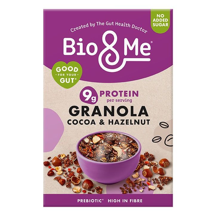 Bio & Me Cocoa & Hazelnut Protein Gut-Loving Granola 360g - McGrocer