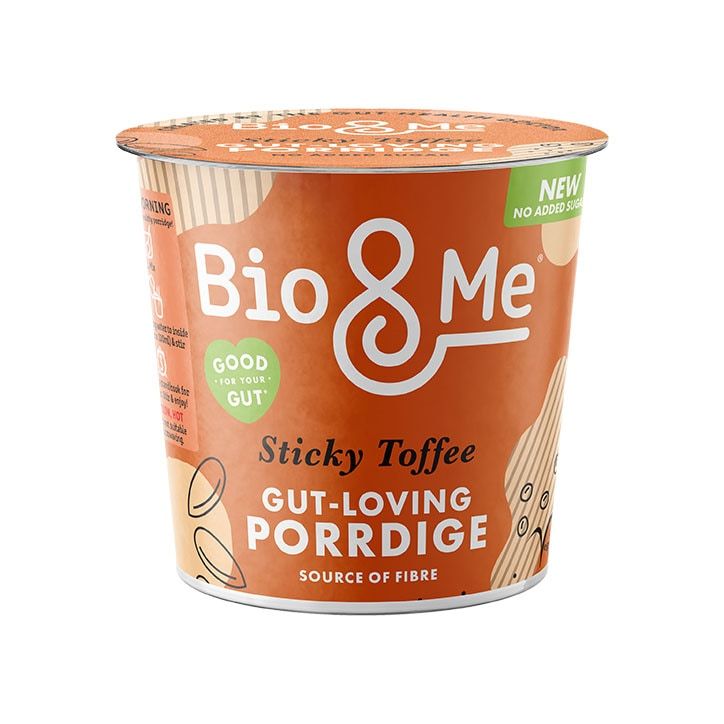 Bio & Me Sticky Toffee Gut-Loving Porridge Pot 58g - McGrocer