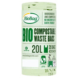 BioBag 20L Compostable Bin Liners 20 per pack - McGrocer