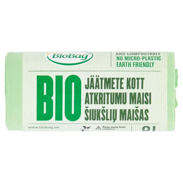 Biobag 8L Compostable Bin Liners 25 per pack - McGrocer