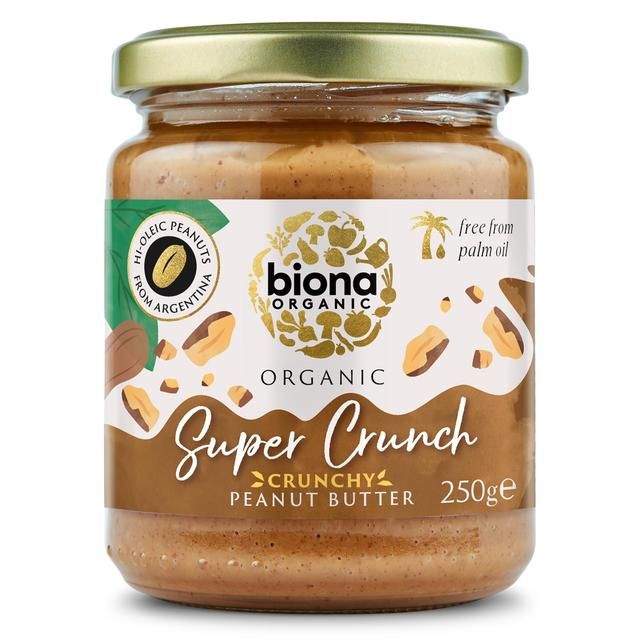 Biona Organic Hi Oleic Super Crunchy Peanut Butter 250g - McGrocer