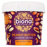 Biona Organic Peanut Butter Crunchy 1kg - McGrocer