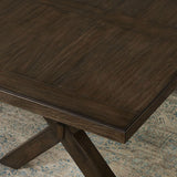 Blakely Extending Dining Table + 6 Cross Back Chairs, Seats 6-8 - McGrocer