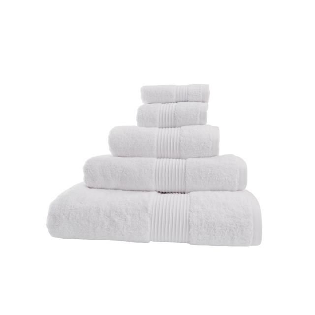 Bliss 100% Pima Cotton Bath Towel White - McGrocer
