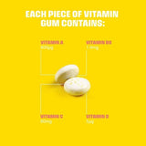 BLOCKHEAD Vitamin Gum - 12 Pack (120 Pieces) - McGrocer