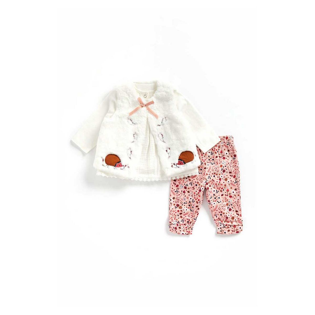 Blouse, Leggings And Gilet Set - McGrocer