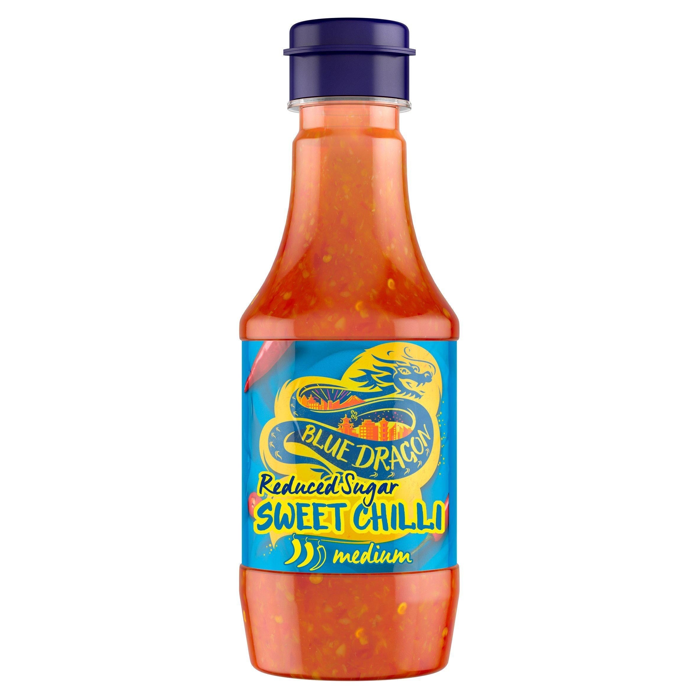 Blue Dragon Reduced Sugar Thai Sweet Chilli Sauce 190ml - McGrocer