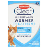 Bob Martin Clear Wormer Treatment for Cats & Kittens Over 12 Weeks Old 2 Tablets - McGrocer