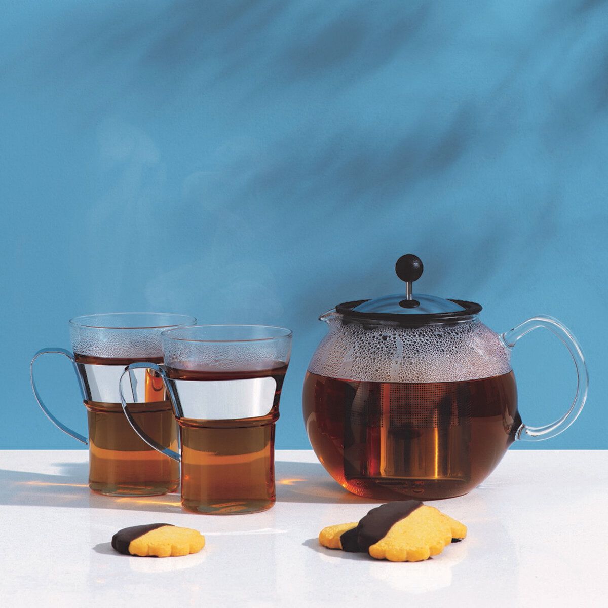 Bodum Assam Tea Press with 2 Tea Glasses - McGrocer