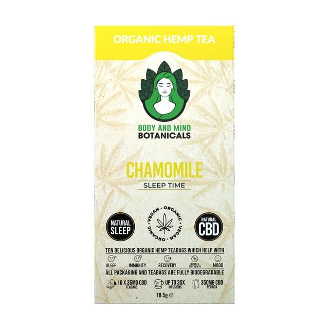 Body & Mind Botanicals Organic Hemp Tea - Chamomile 10 per pack - McGrocer
