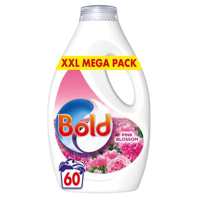 Bold 2in1 Washing Liquid Pink Blossom 60 Washes 2L - McGrocer