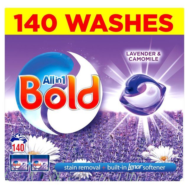 Bold Lavender & Camomile Pods Washing Capsules 140 Washes 140 per pack - McGrocer