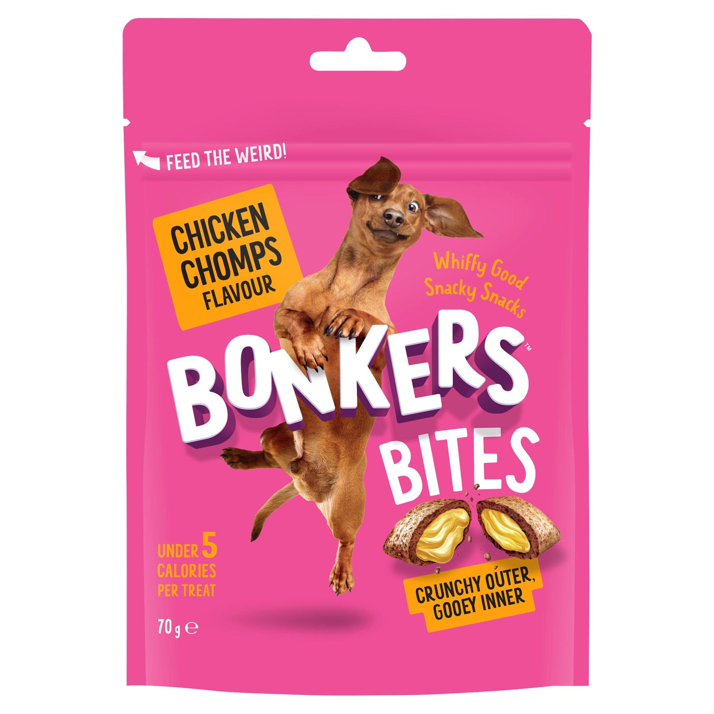 Bonkers Bites Chicken Chomps Flavour 70g - McGrocer