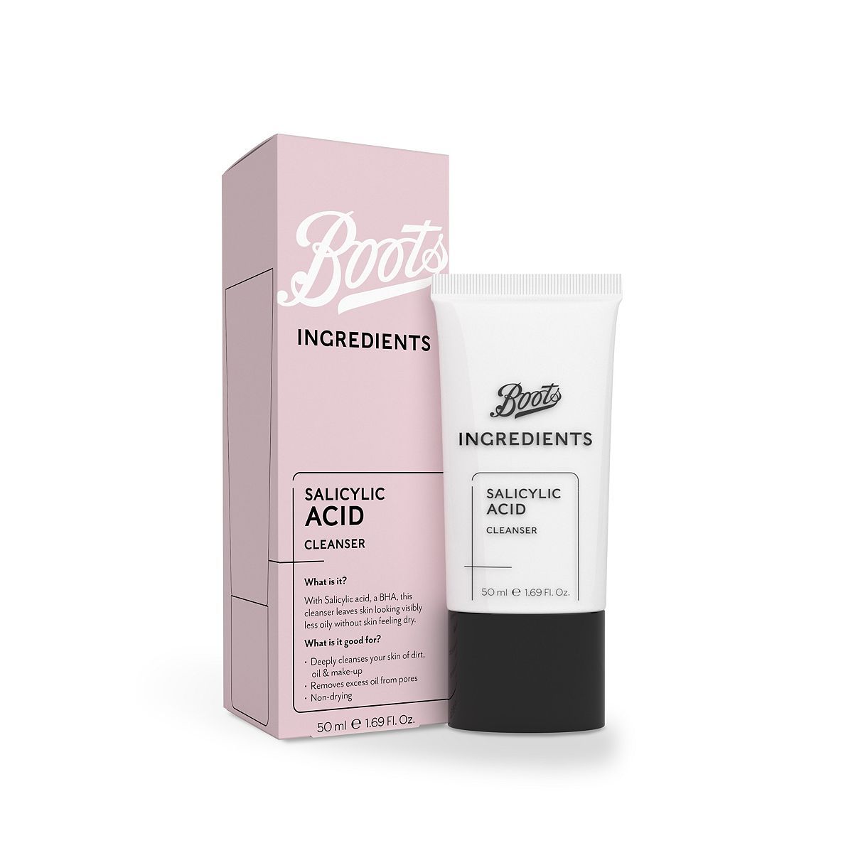 Boots Ingredients Salicylic Acid Cleanser 50ml - McGrocer