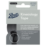 Boots Kinesiology Tape 5cm x 5m - Black - McGrocer