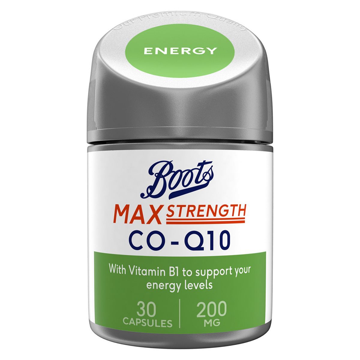 Boots Max Strength Co-Q10 30 Capsules - McGrocer