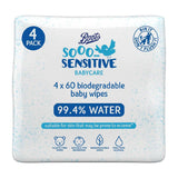 Boots Sooo Sensitive Biodegradable Wipes 60s 4s - McGrocer