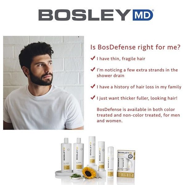 BosleyMD Hair Thickening Treatment Defence Colour Safe 200ml - McGrocer