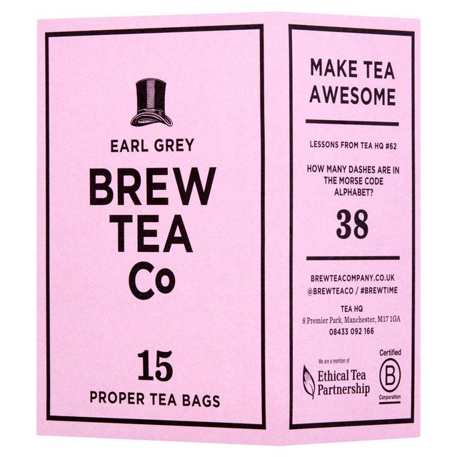Brew Tea Co Earl Grey Tea Bags 15 per pack