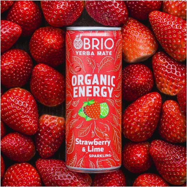 BRIO Organic Energy Drink Strawberry 250ml