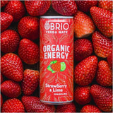 BRIO Organic Energy Drink Strawberry 250ml