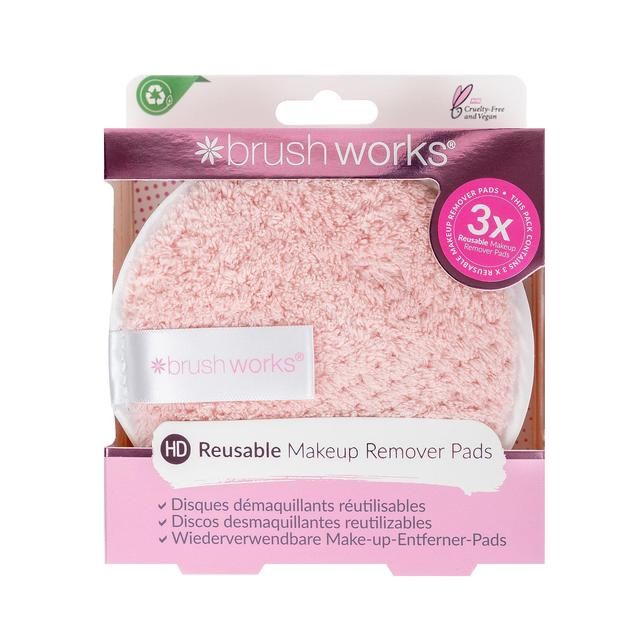 Brushworks HD Reusable Makeup Remover Pads - 3 Pack 3 per pack