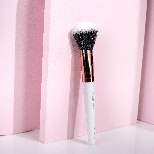 Brushworks White & Gold Blush Brush