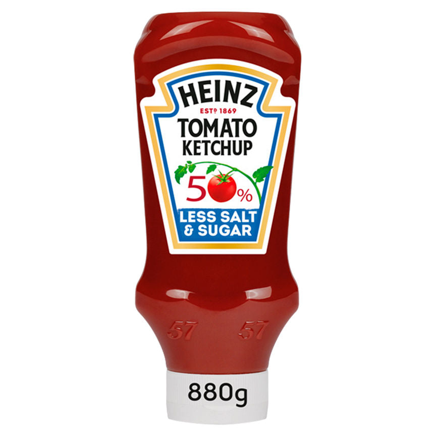 Heinz Tomato Ketchup 50% Less Sugar & Salt - McGrocer