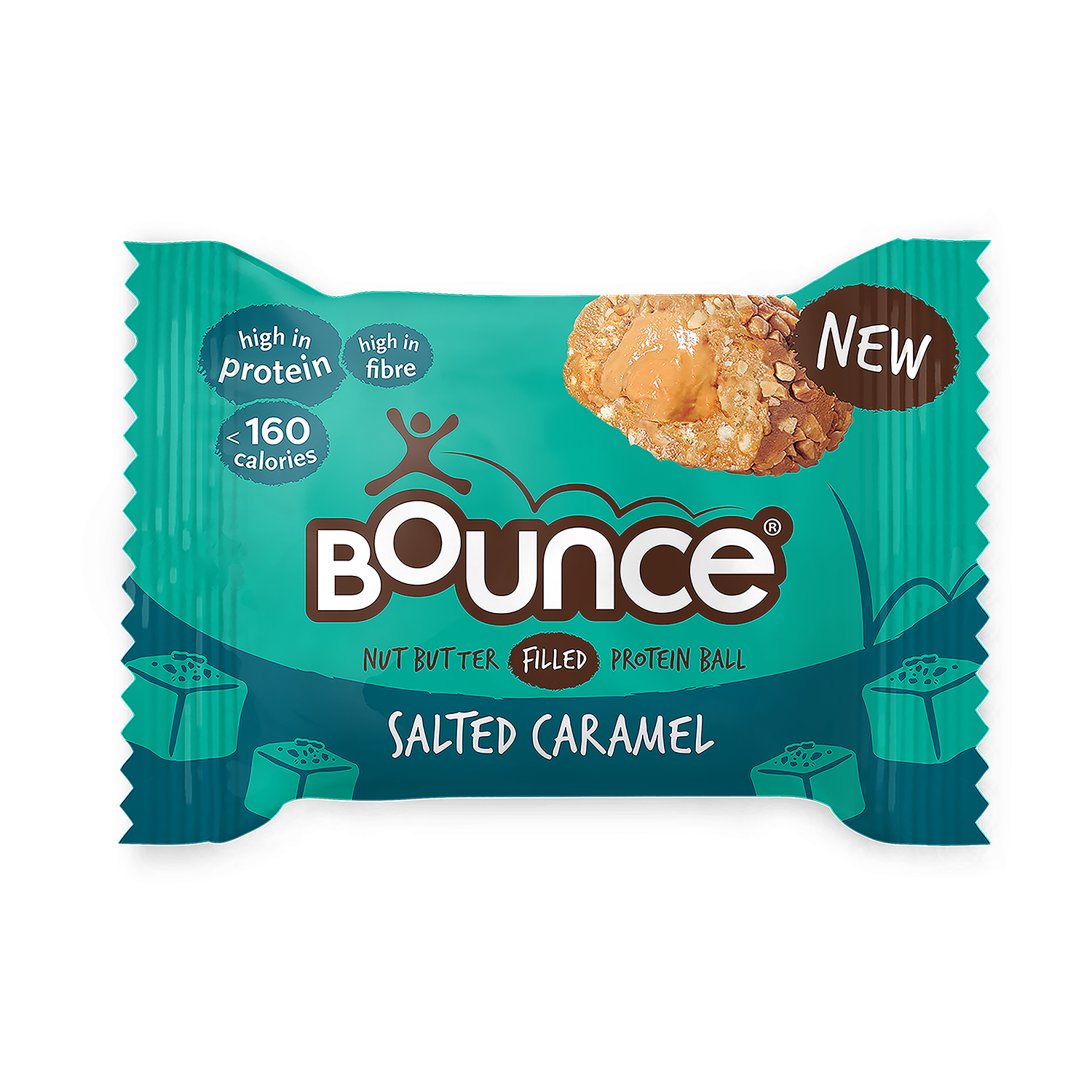 Bounce Salted Caramel Filled Protein Ball 12x 35g - 999175