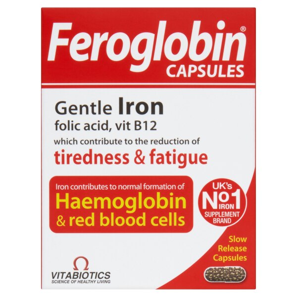 Vitabiotics Feroglobin Capsules 30s GOODS Superdrug
