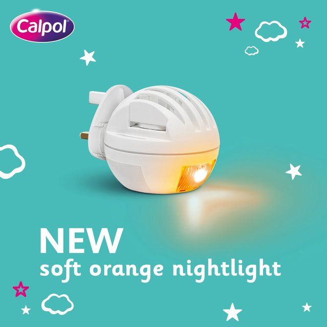 Calpol Vapour Plug & Nightlight + 3 Refill Pads Lavender & Chamomile