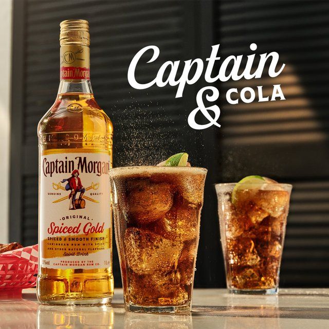 Captain Morgan Original Spiced Gold Rum Based Spirit Drink 1L