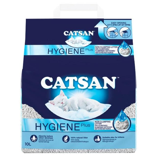 Catsan Hygiene Non-Clumping Odour Control Cat Litter 10L