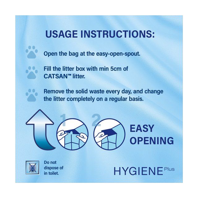 Catsan Hygiene Non-Clumping Odour Control Cat Litter 20L