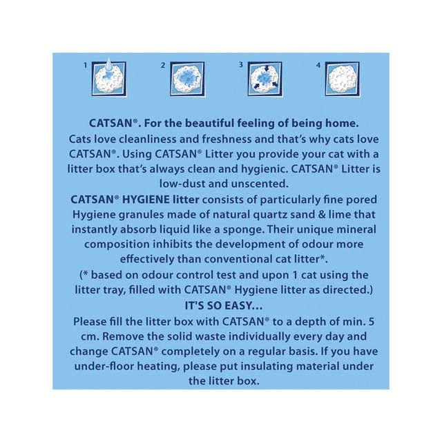Catsan Hygiene Non-Clumping Odour Control Cat Litter 5L