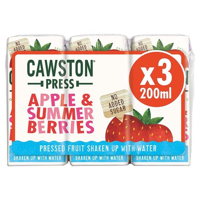 Cawston Press Apple & Summer Berries Juice 3 x 200ml