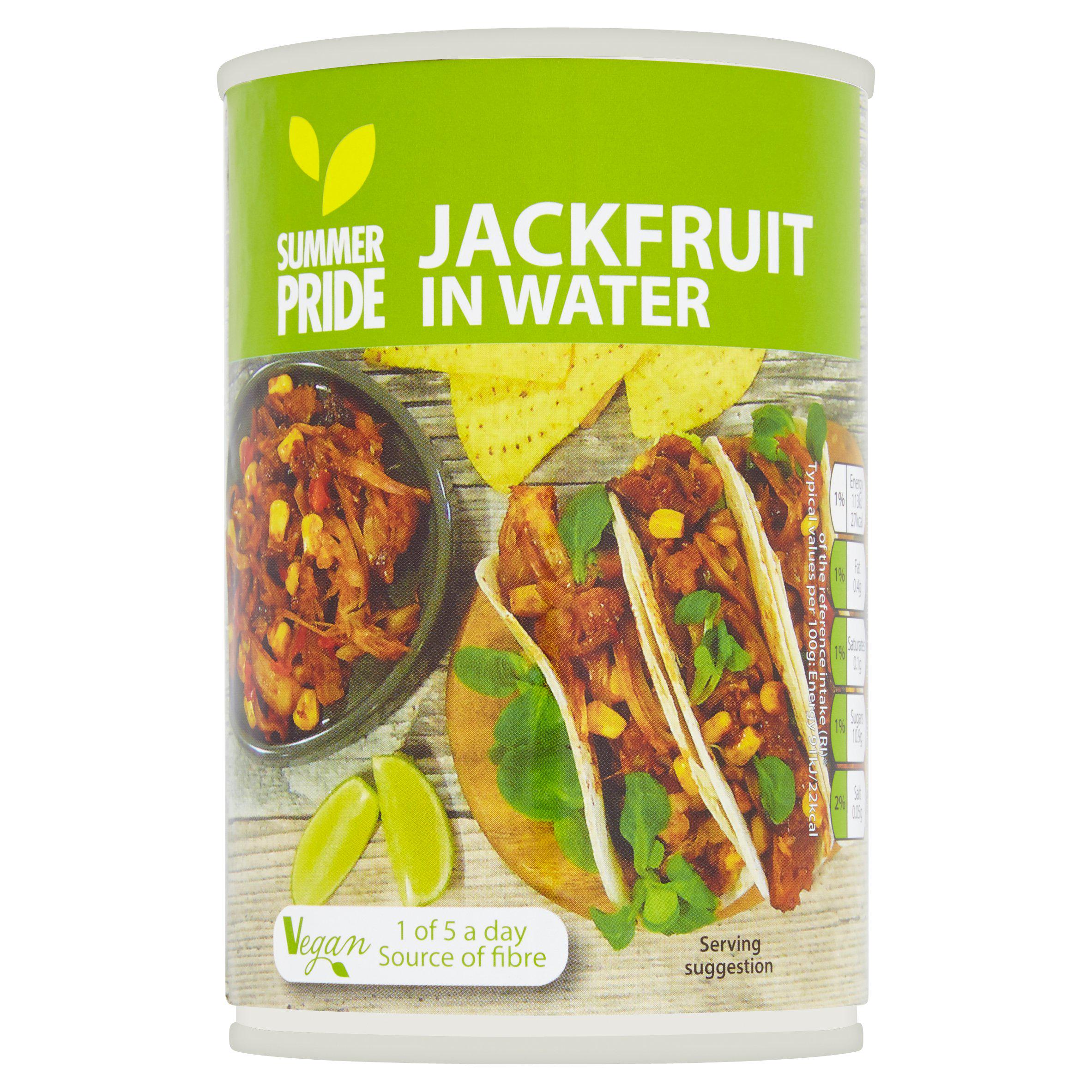 Summer Pride Jackfruit in Water 400g Fruit Sainsburys
