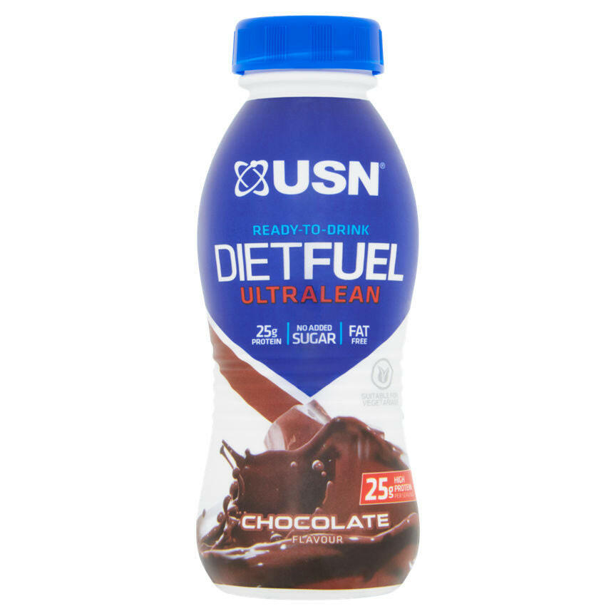 USN Diet Fuel Ultralean Ready-To-Drink Chocolate Flavour GOODS ASDA